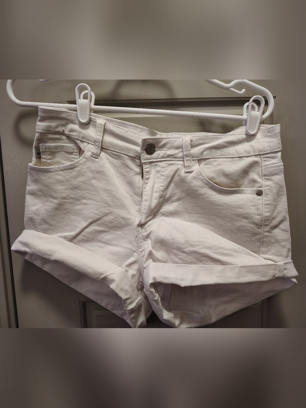 Judy Blue Women's White Denim Shorts